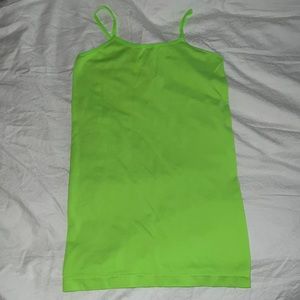 Green Neon Tank Top